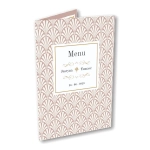 Menu weselne A5 - Art deco |moje-zaproszenia|