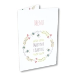 Menu weselne A5 - Orientalne kwiaty II |moje-zaproszenia|