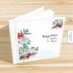 Księga gości weselnych kwadratowa - Kwitnąca zima | Moje zaproszenia