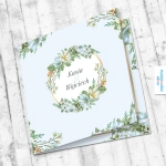 Zaproszenia ślubne - Niebieska porcelanka - okładka | Moje zaproszenia