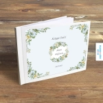 Księga gości weselnych pozioma - Niebieska porcelanka | Moje zaproszenia