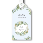 Zawieszki na alkohol lub prezenty -Niebieska porcelanka