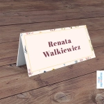 Winietki ślubne - Kwiecista łąka - widok z przodu | Moje zaproszenia