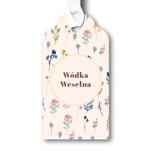 Zawieszki na alkohol lub prezenty - Kwiecista łąka