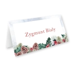 Kwiecista łąka - Zimowy klimat - widok z przodu i z tyłu | Moje zaproszenia