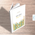 Pionowa księga gości weselnych - Pomarańczowe lilie | Moje zaproszenia