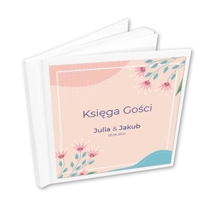 Księga gości weselnych - Różowe