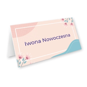 Winietki Ślubne - Różowe