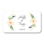 Magnesy - upominki dla gości weselnych - Kwitnące magnolie