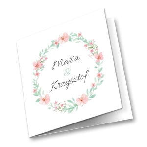 Zaproszenia ślubne - Kwitnąca wiśnia
