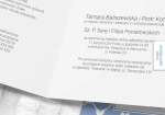 Zaproszenia ślubne - kwadratowe, otwierane w bok - Fioletowe serca - środek, powiększenie | Moje zaproszenia