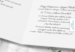Zaproszenia ślubne kwadratowe, otwierane w bok - Polny wianek - środek, powiększenie | Moje zaproszenia