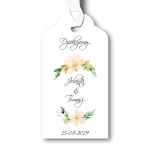 Zawieszki na alkohol lub prezenty - Kwitnące magnolie