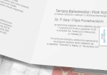 Zaproszenia ślubne - kwadratowe, otwierane w bok - Kremowe serca - środek, powiększenie | Moje zaproszenia