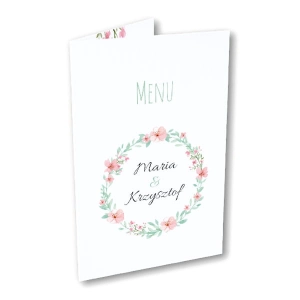 Menu weselne - Kwitnąca wiśnia