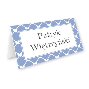 Winietki Ślubne - Fioletowe serca