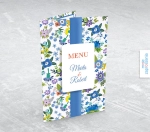 Menu weselne A5 - Polne kwiaty Premium - okładka | Moje zaproszenia