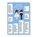 Plan stołów weselnych - Za rączkę