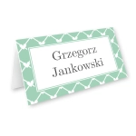 Winietki Ślubne - Miętowe serca