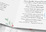 Zaproszenia ślubne kwadratowe, otwierane w bok - Kwitnąca wiśnia - środek, powiększenie | Moje zaproszenia
