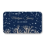 Magnesy - upominki dla gości weselnych - Śnieżna noc | Moje zaproszenia