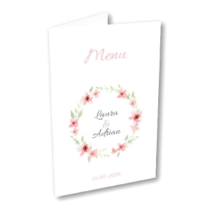 Menu weselne - Kwitnąca wiśnia II