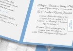 Zaproszenia ślubne kwadratowe, otwierane w bok - Spadochrony - środek, powiększenie | Moje zaproszenia
