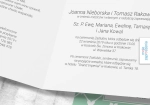 Zaproszenia ślubne - kwadratowe, otwierane w bok - Miętowe serca - środek, powiększenie | Moje zaproszenia